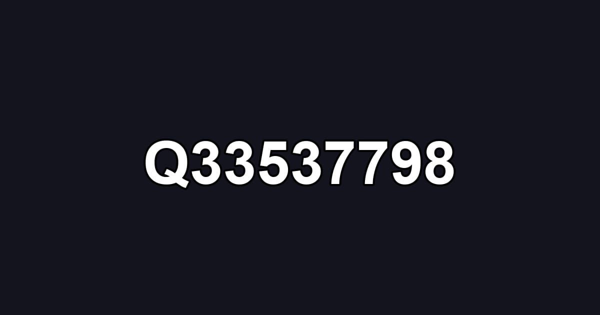 Q33537798