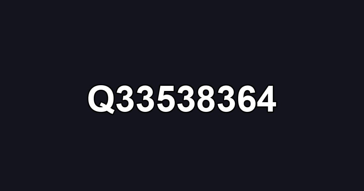 Q33538364