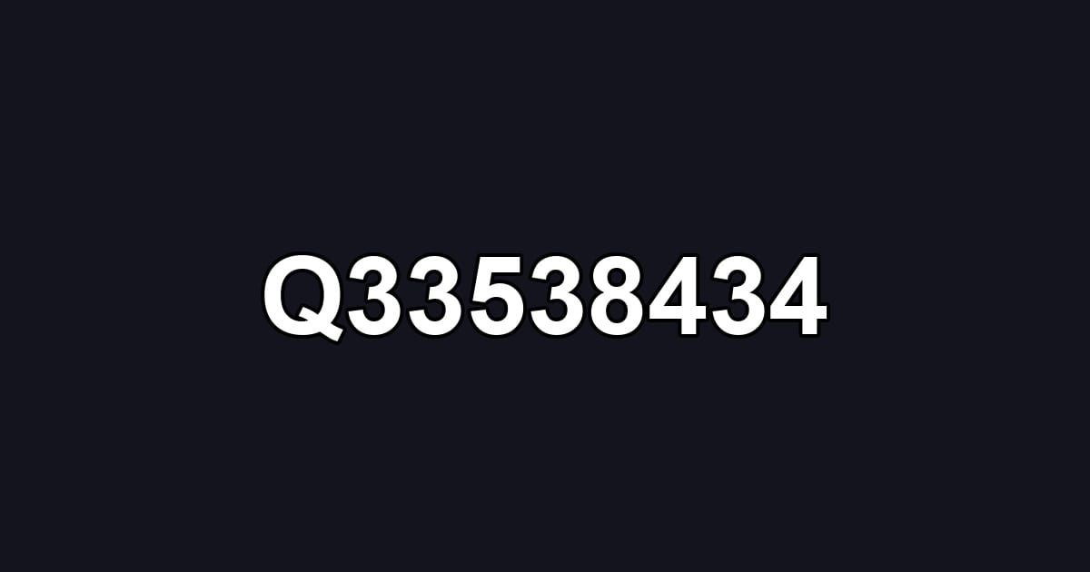 Q33538434