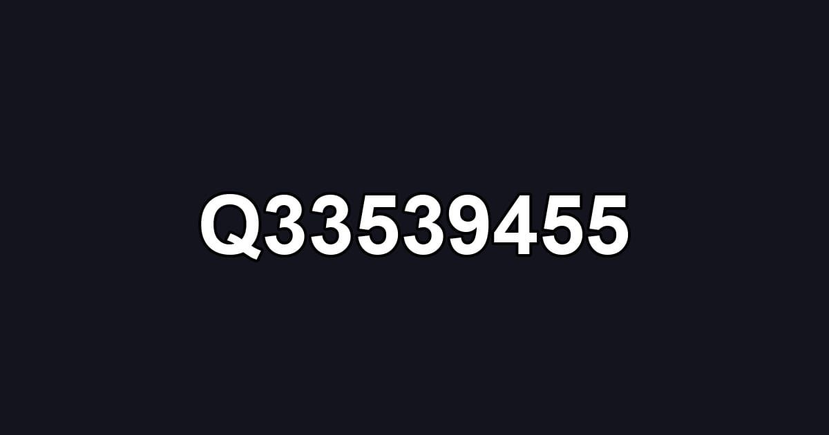 Q33539455