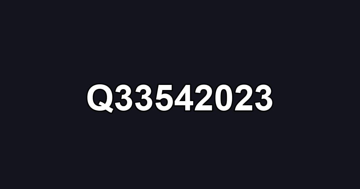Q33542023