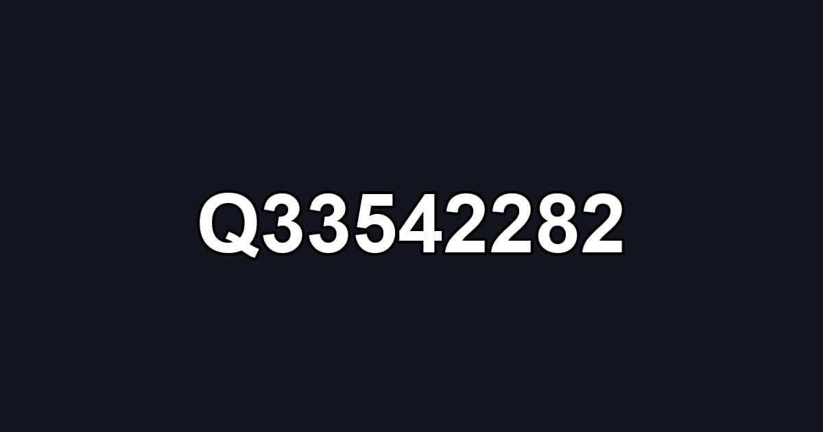 Q33542282