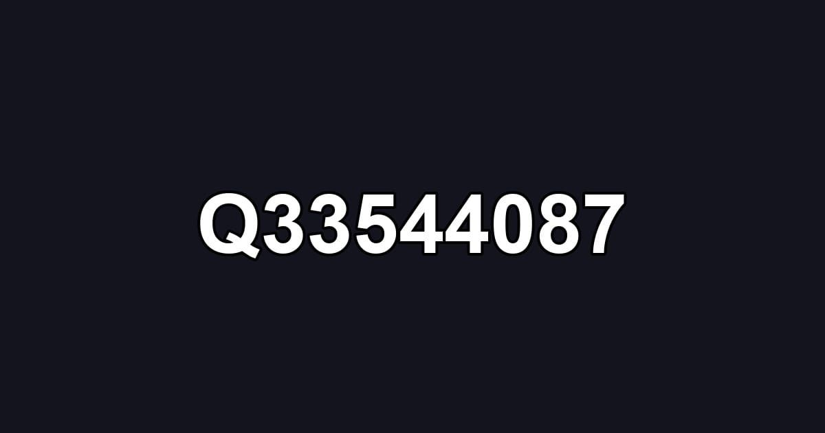 Q33544087