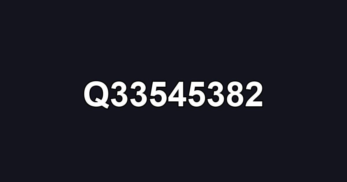 Q33545382