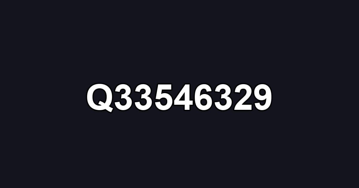 Q33546329
