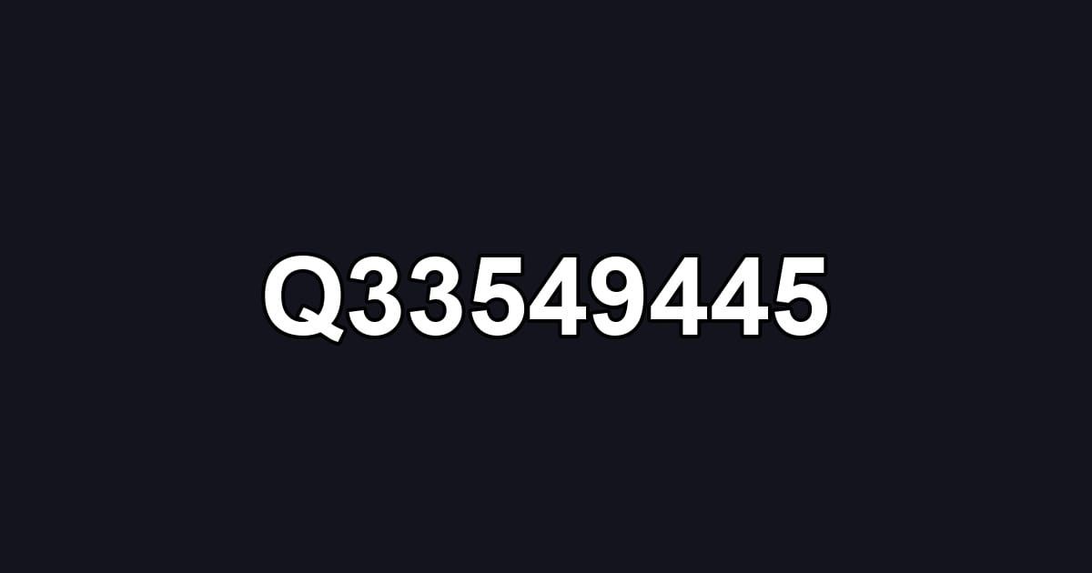 Q33549445