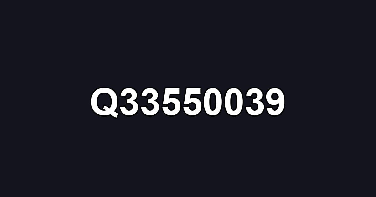 Q33550039