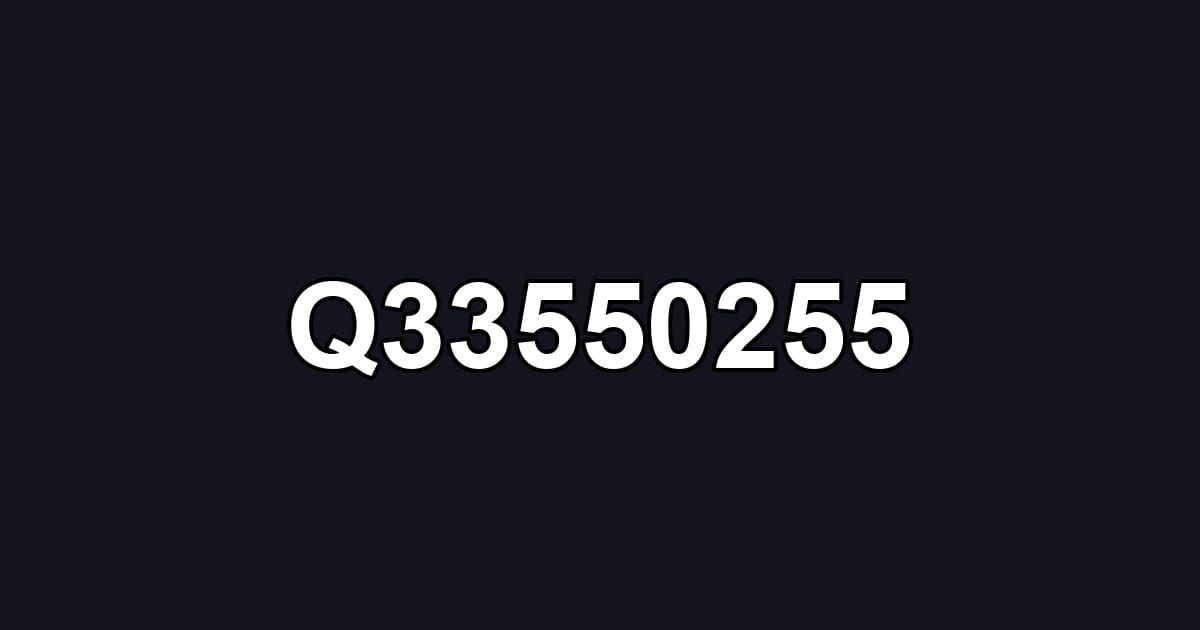 Q33550255