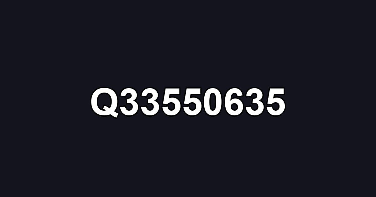 Q33550635