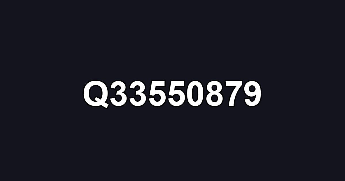 Q33550879