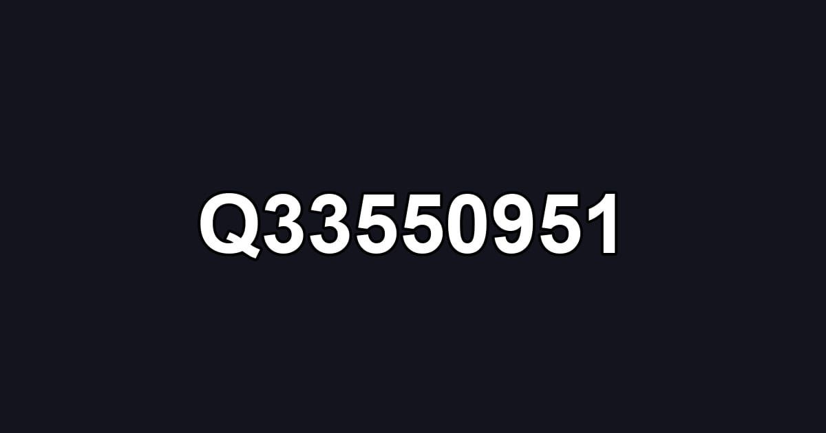 Q33550951