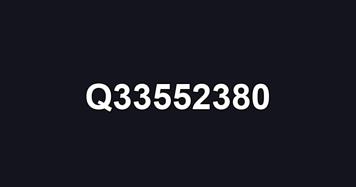 Q33552380
