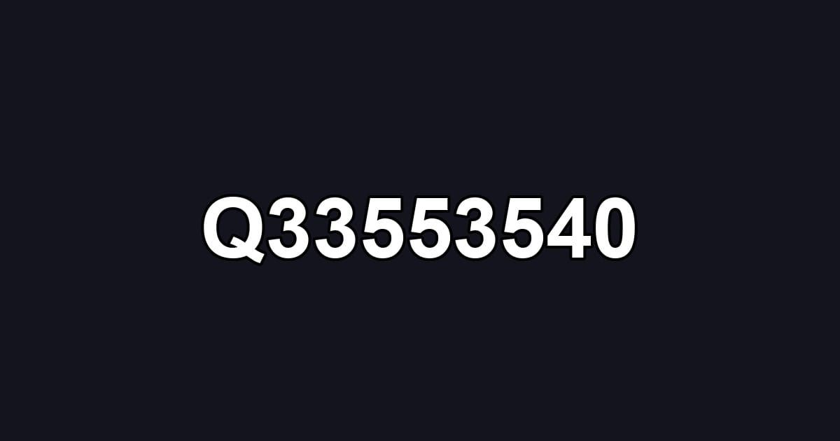 Q33553540
