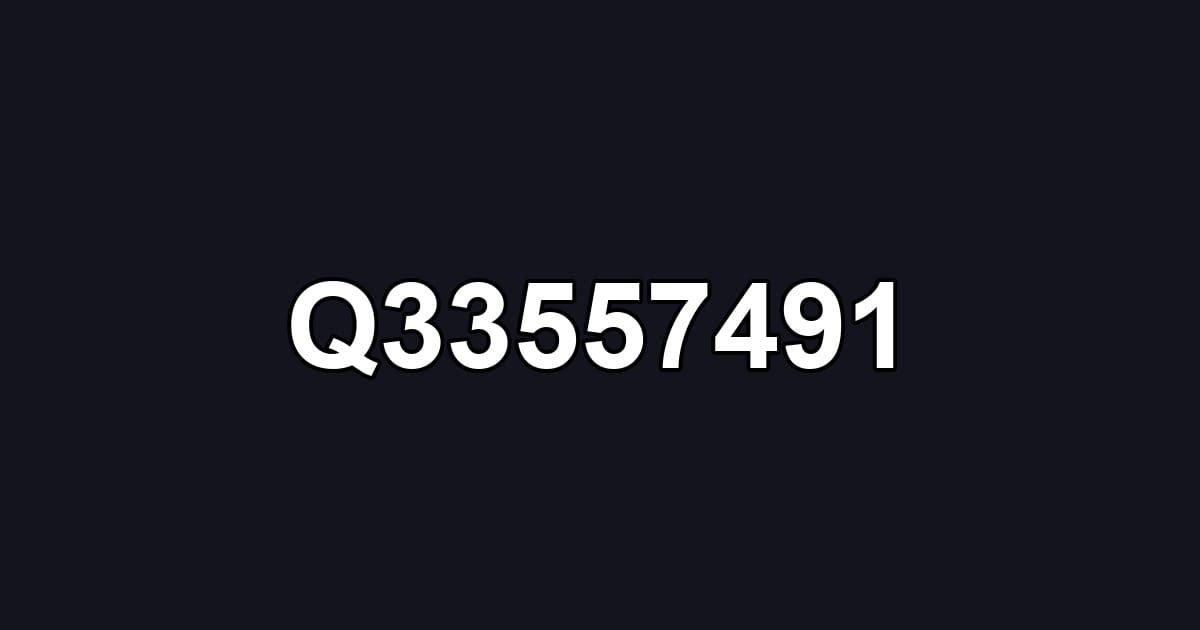 Q33557491