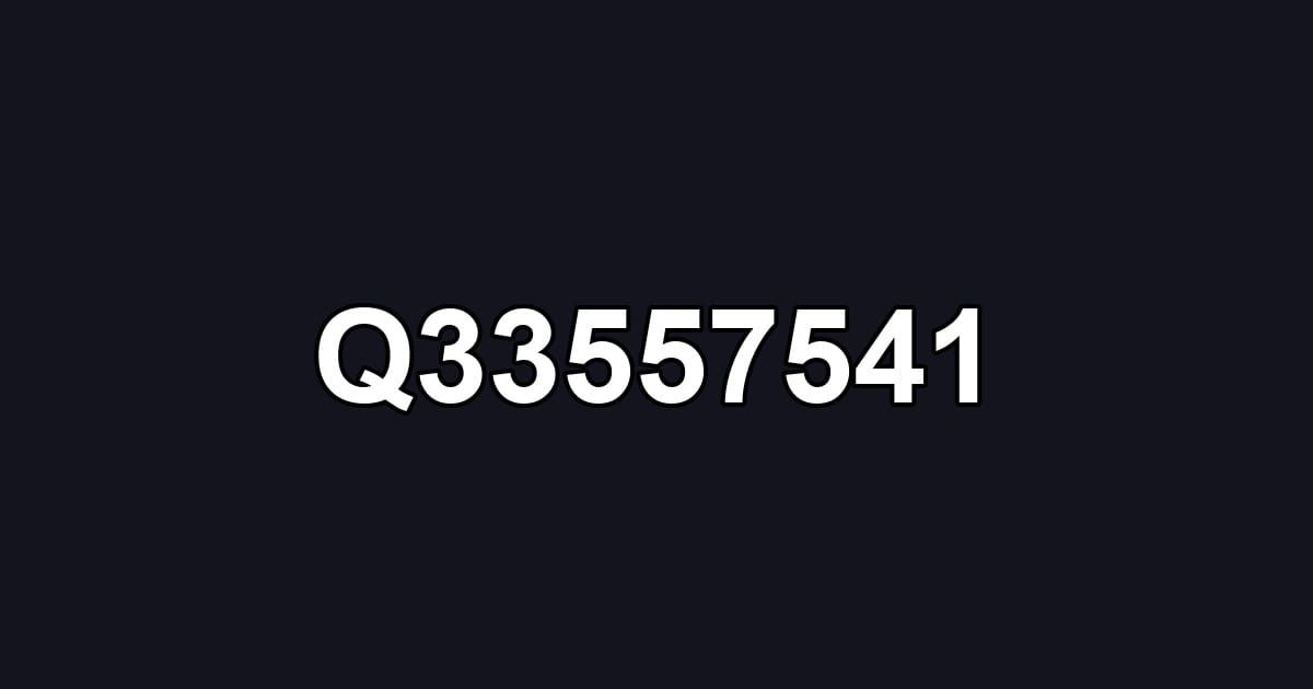 Q33557541