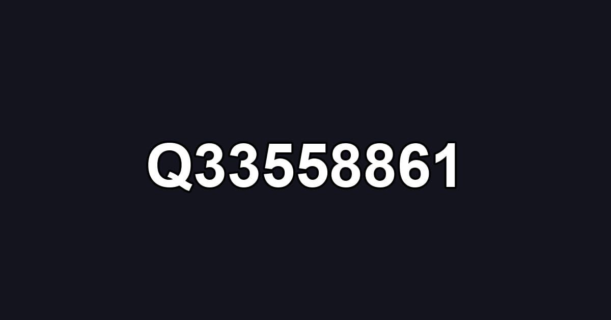 Q33558861