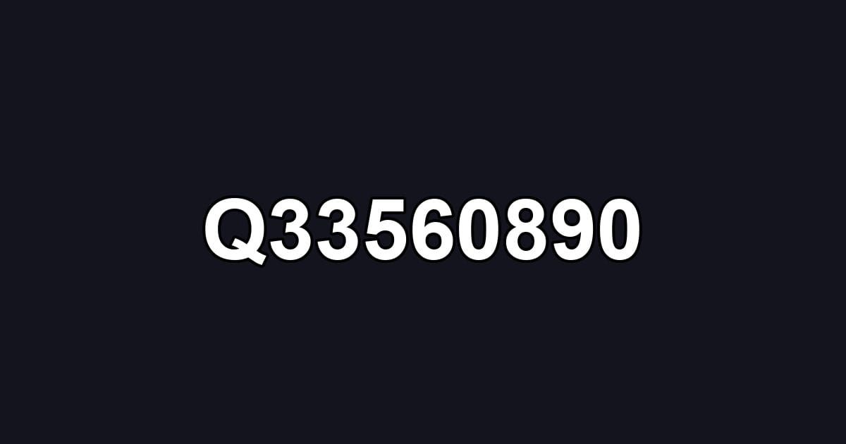 Q33560890