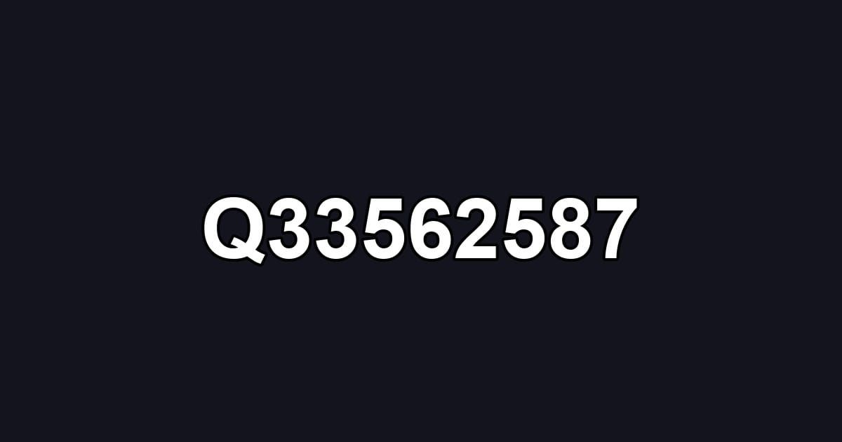Q33562587