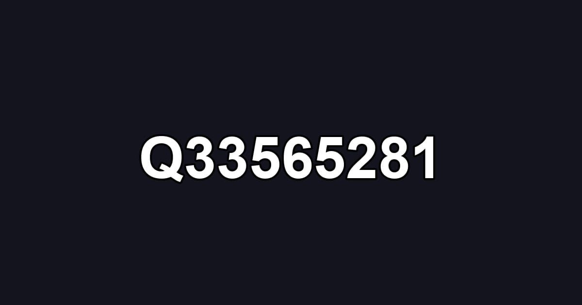 Q33565281