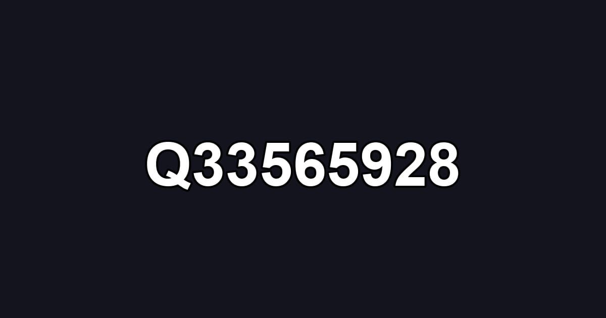 Q33565928