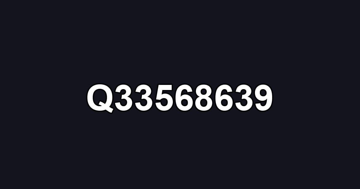 Q33568639