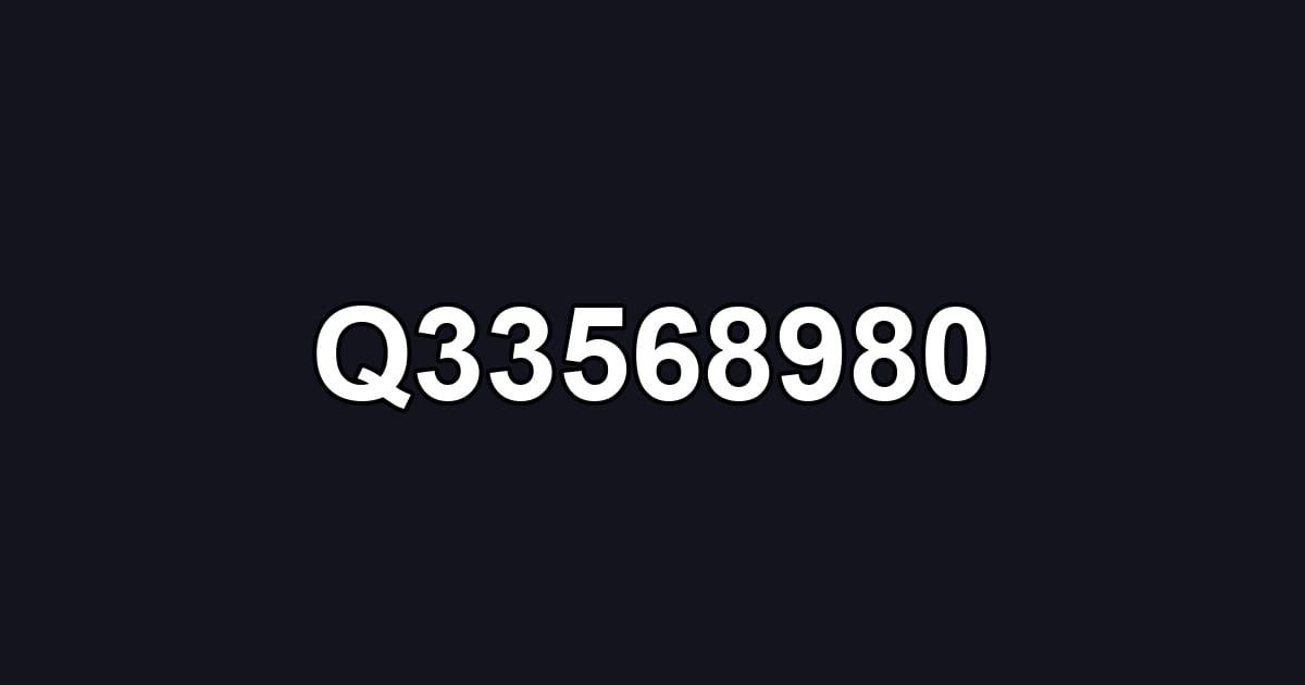 Q33568980