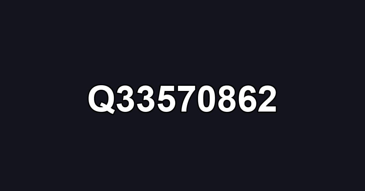 Q33570862