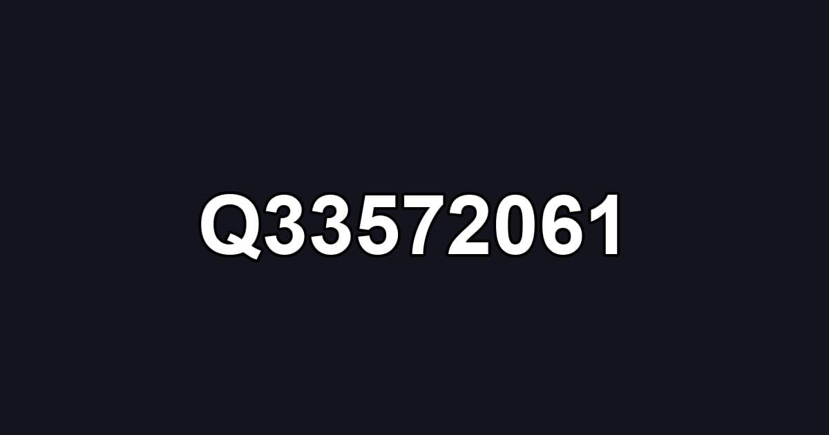 Q33572061