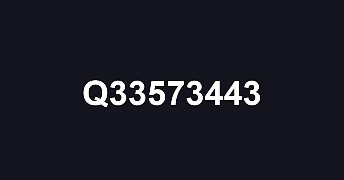 Q33573443
