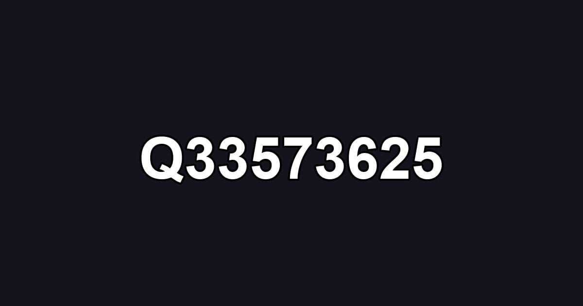 Q33573625