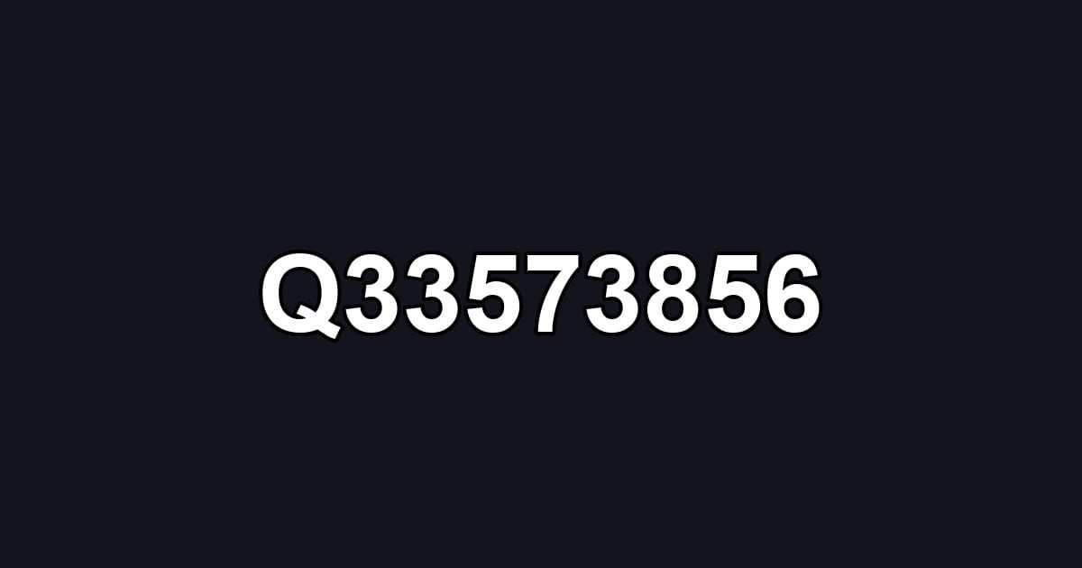 Q33573856