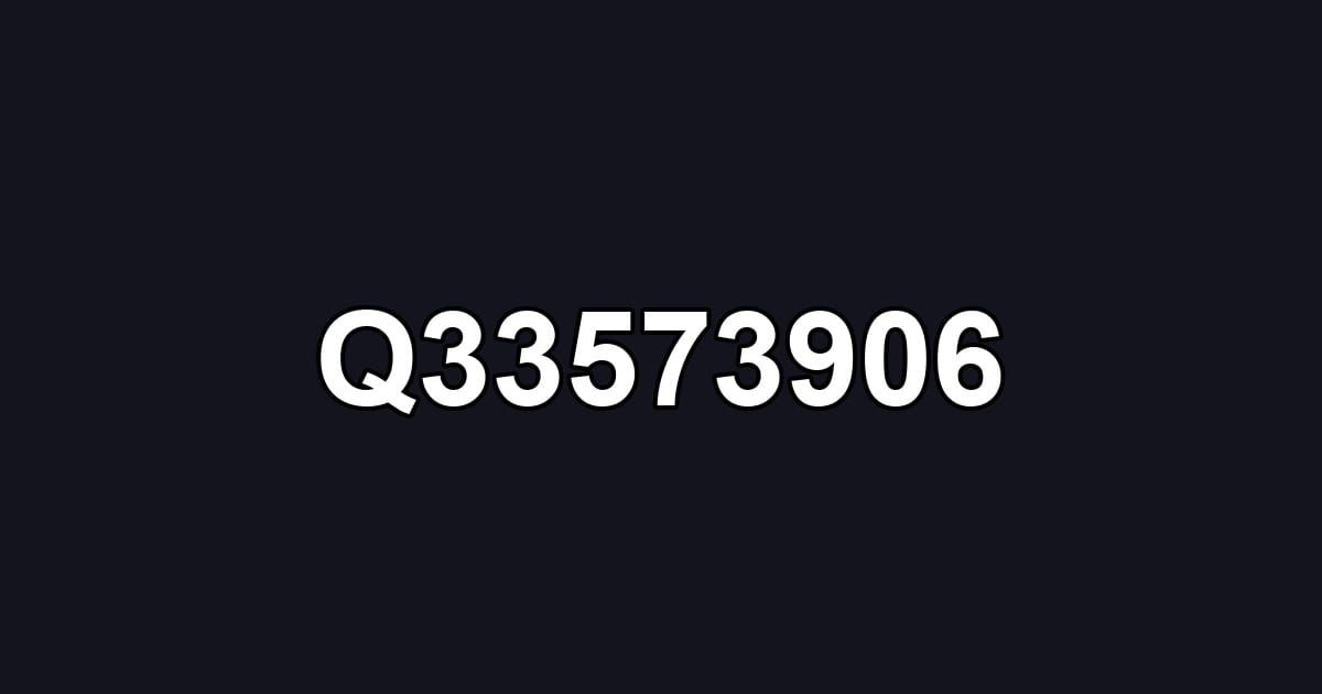 Q33573906
