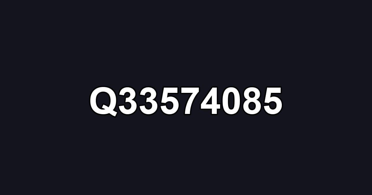 Q33574085