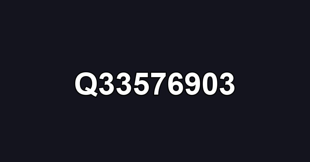 Q33576903