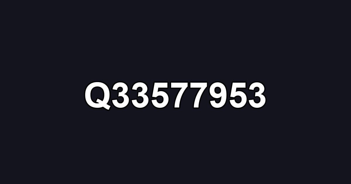 Q33577953
