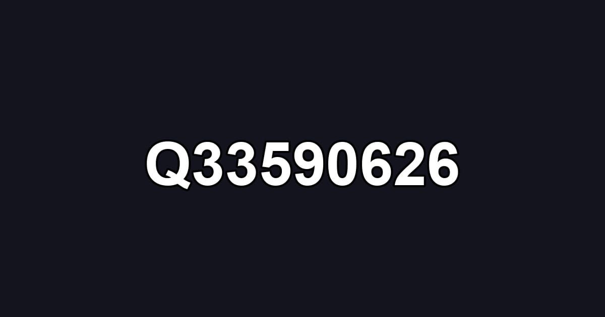 Q33590626