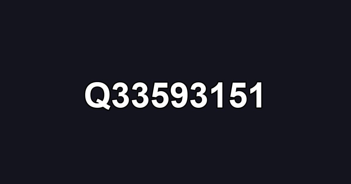 Q33593151