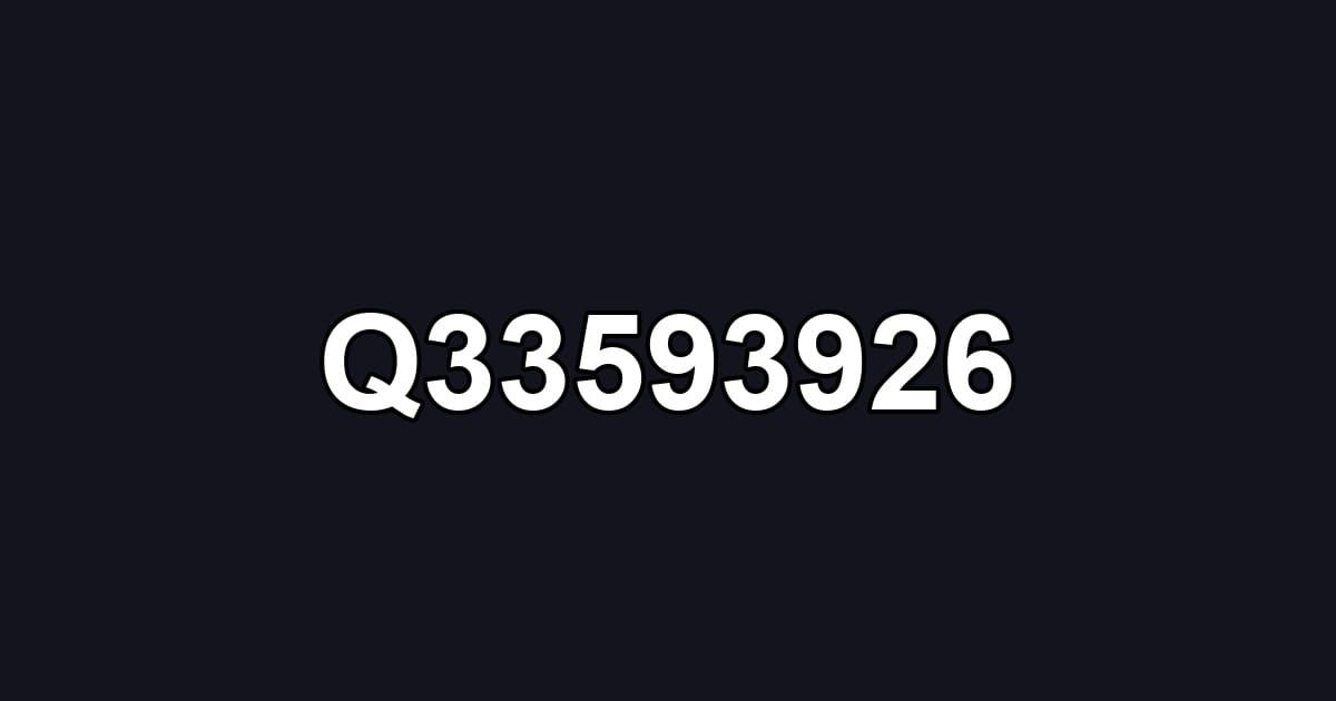 Q33593926