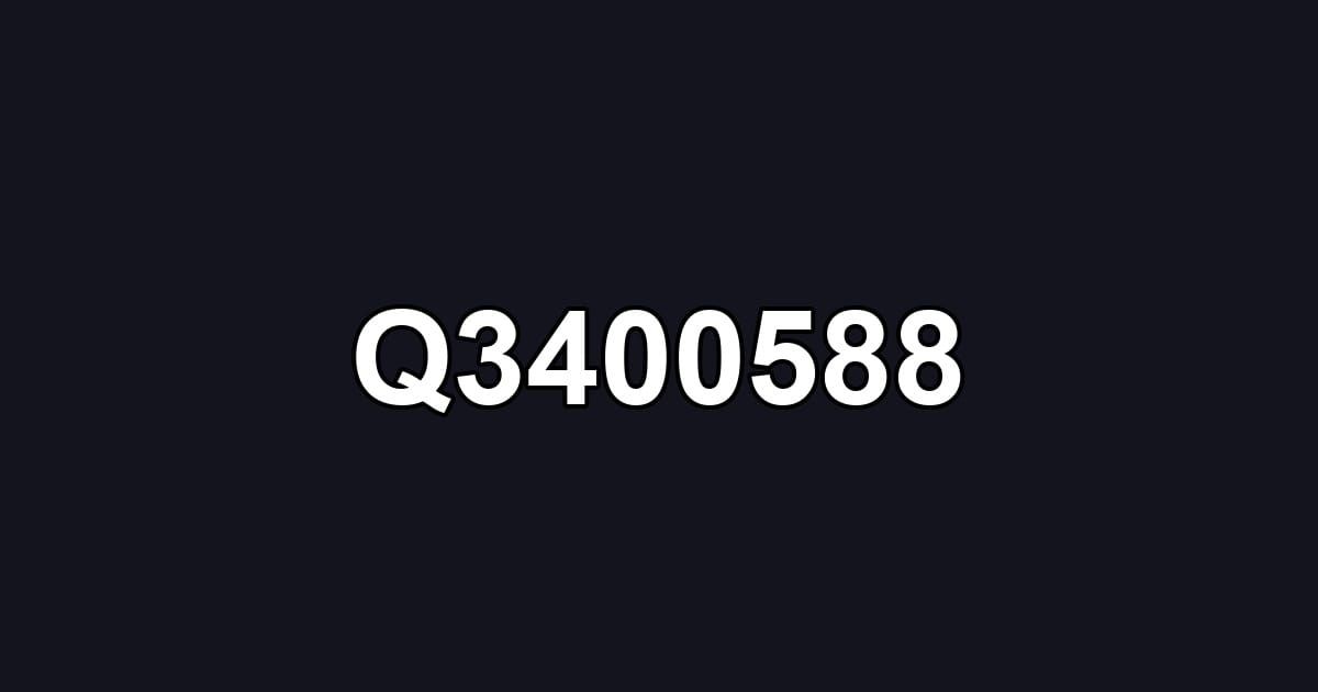 Q3400588