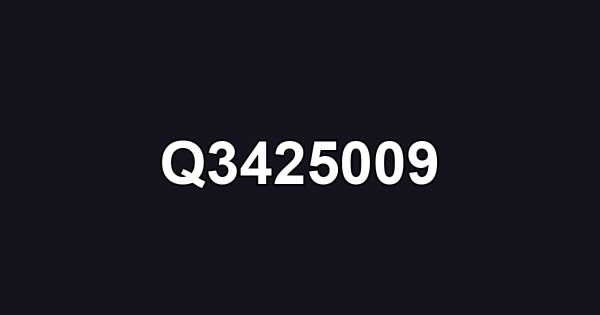 Q3425009