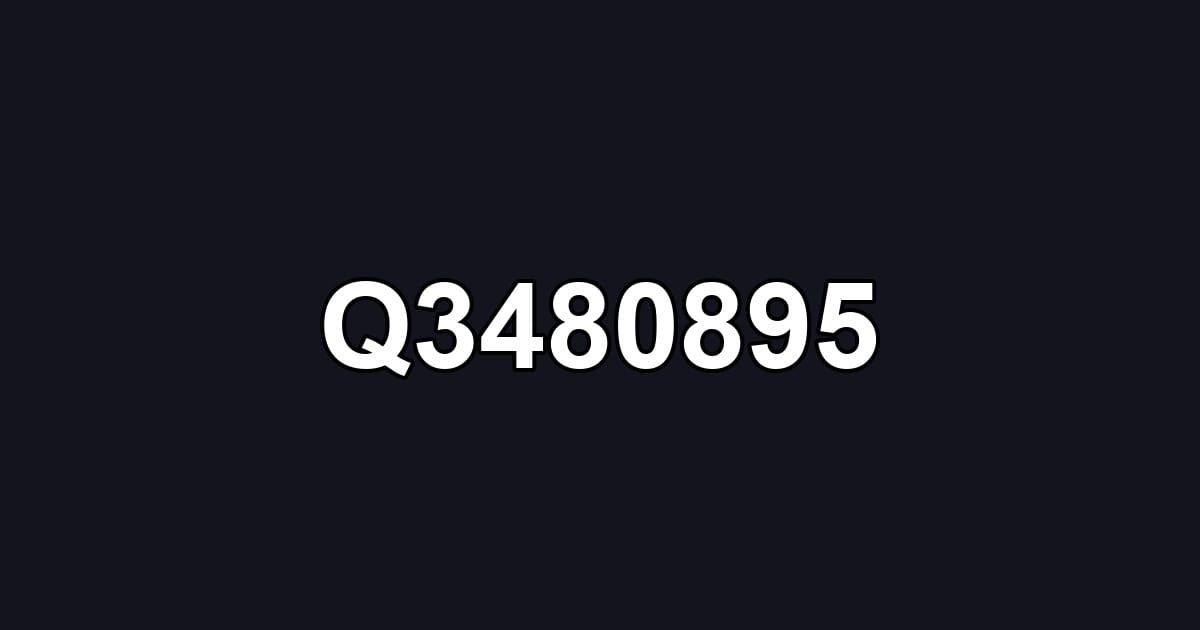 Q3480895