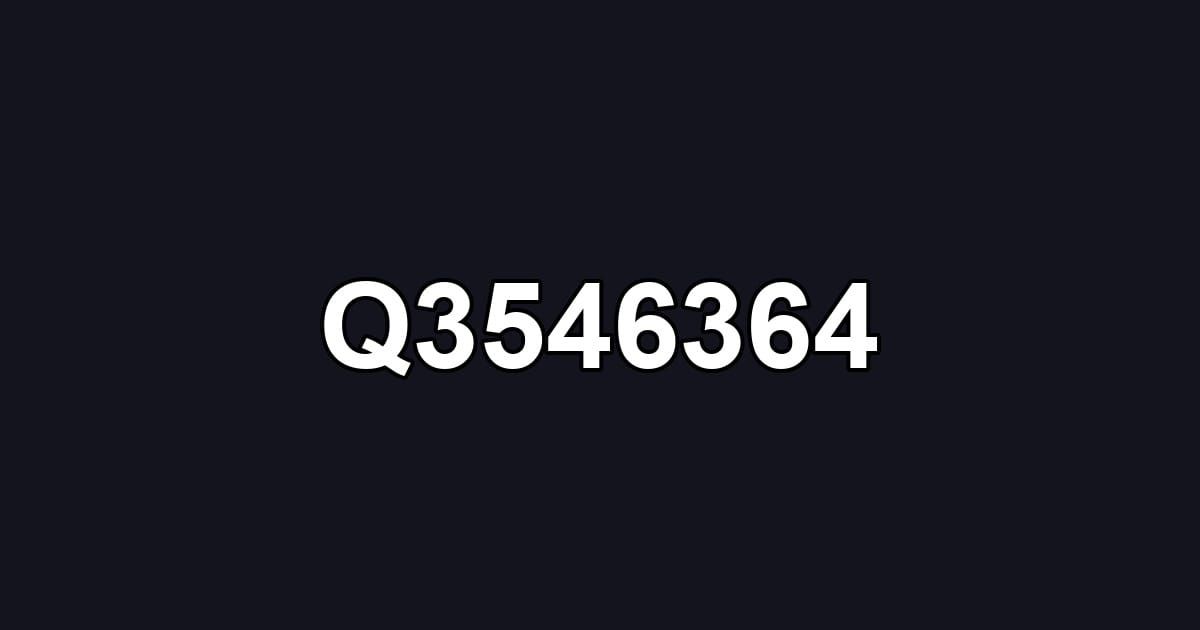 Q3546364