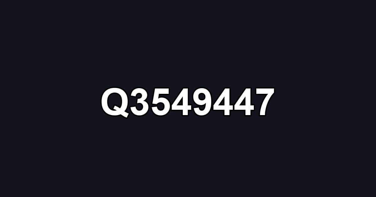 Q3549447