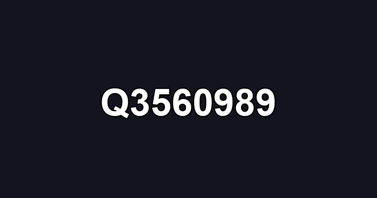 Q3560989