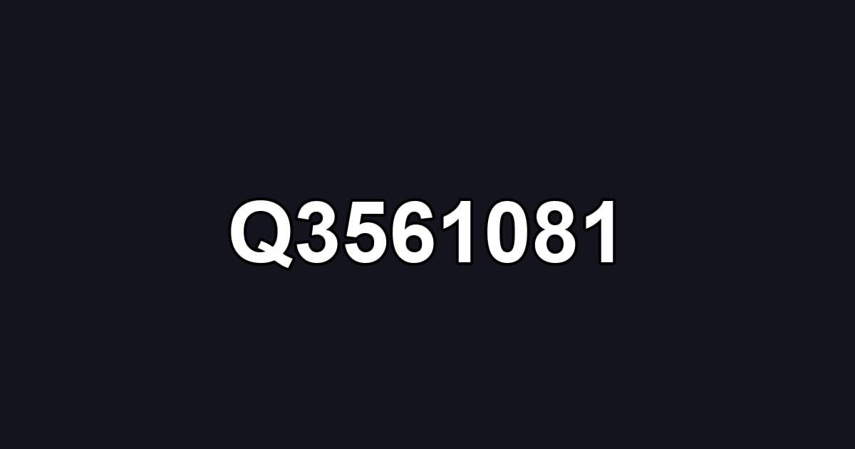 Q3561081