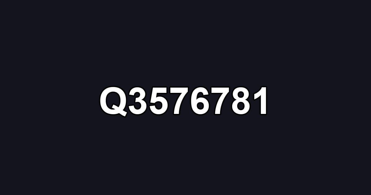 Q3576781
