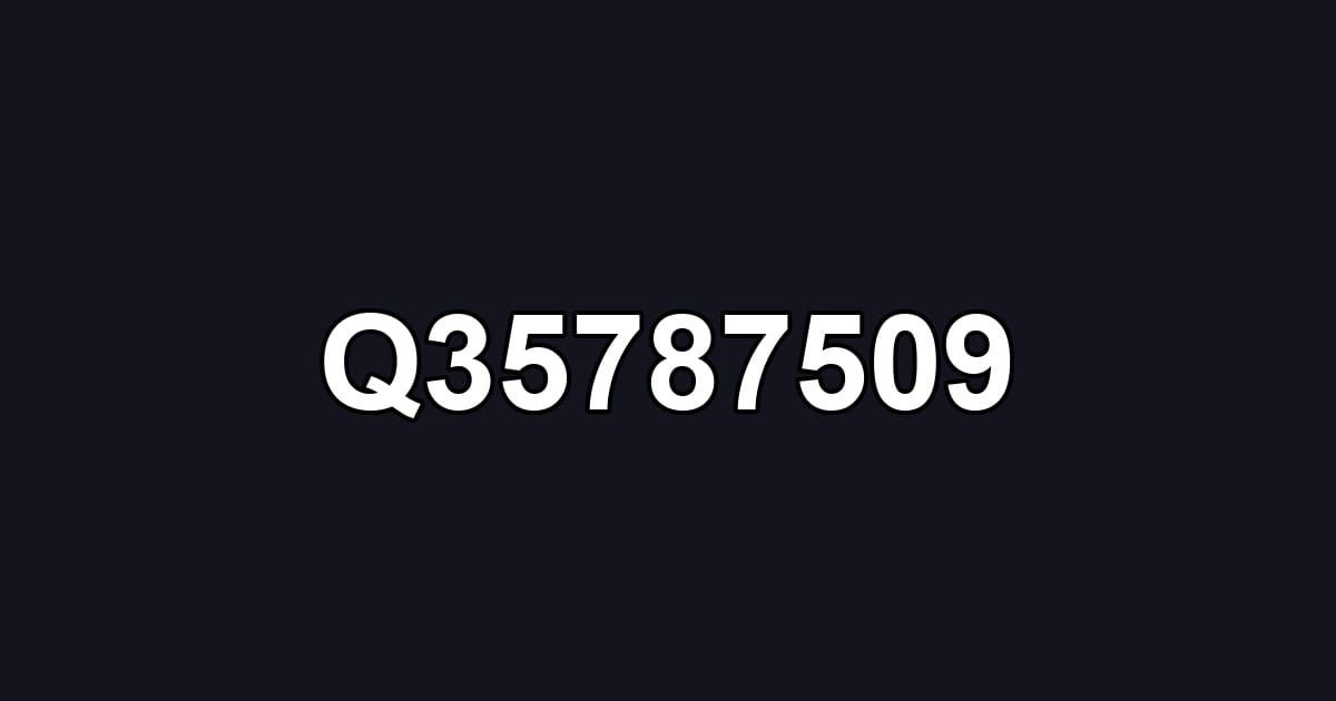 Q35787509
