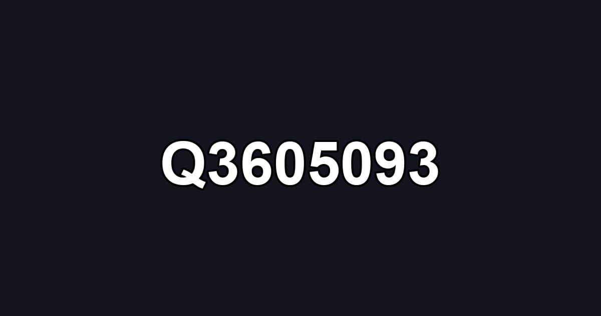 Q3605093