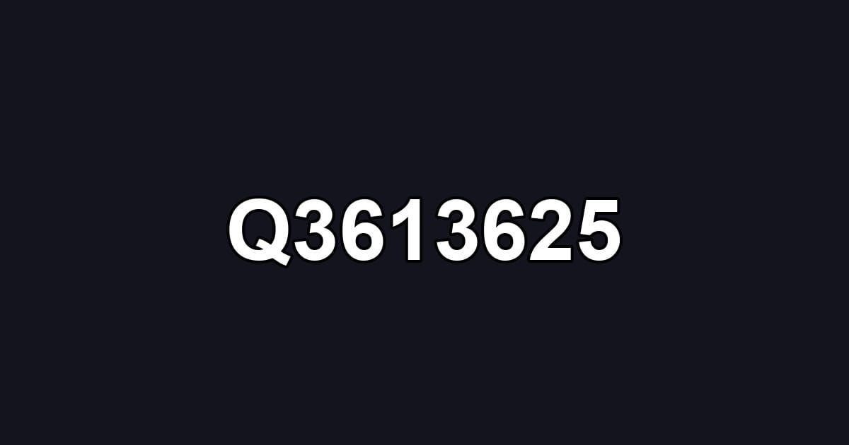 Q3613625