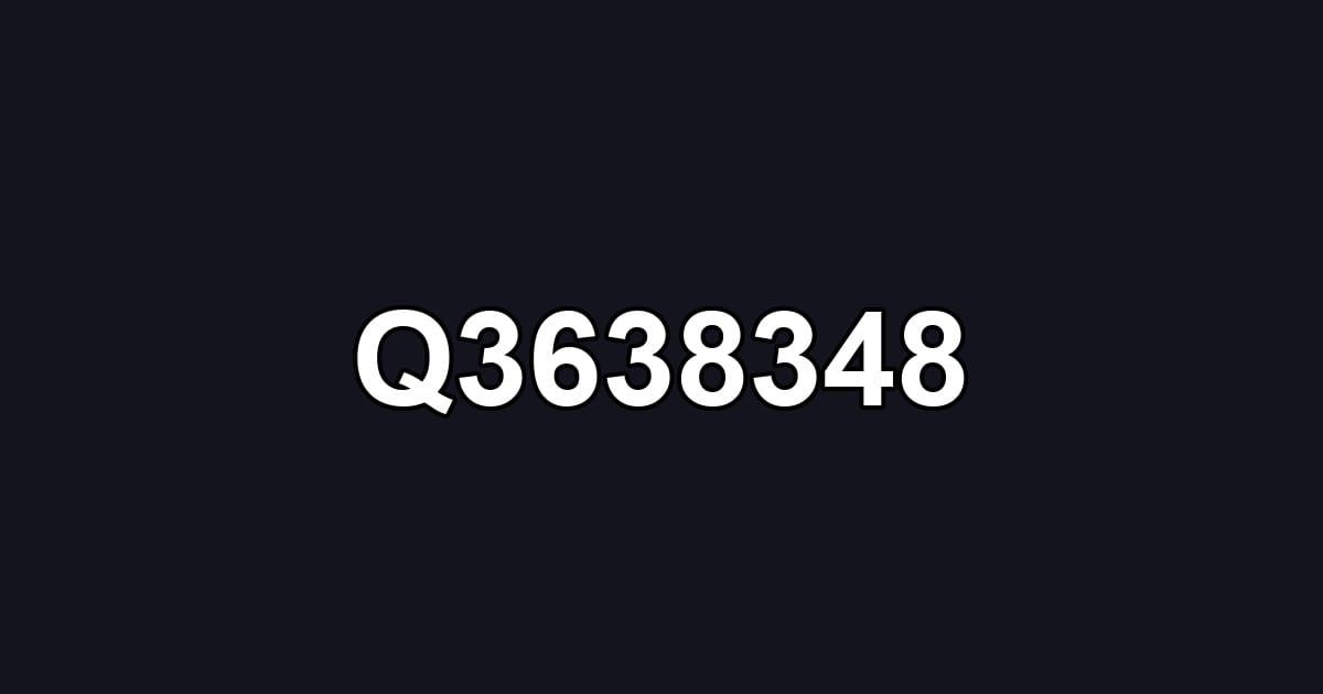 Q3638348